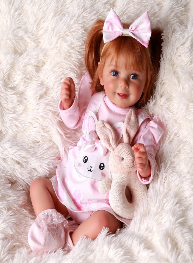 BABESIDE Lifelike Reborn Baby Dolls Doreen - 20 Inch Cute Realistic Baby Doll Sweet Smile Girl Soft Body Reborn Toddler Dolls Real Life Baby Dolls for Kids 3+ & Collectors - Image 5